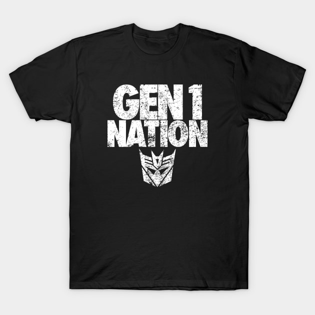 TRANSFORMERS GEN 1 NATION - Decepticons T-Shirt by ROBZILLA